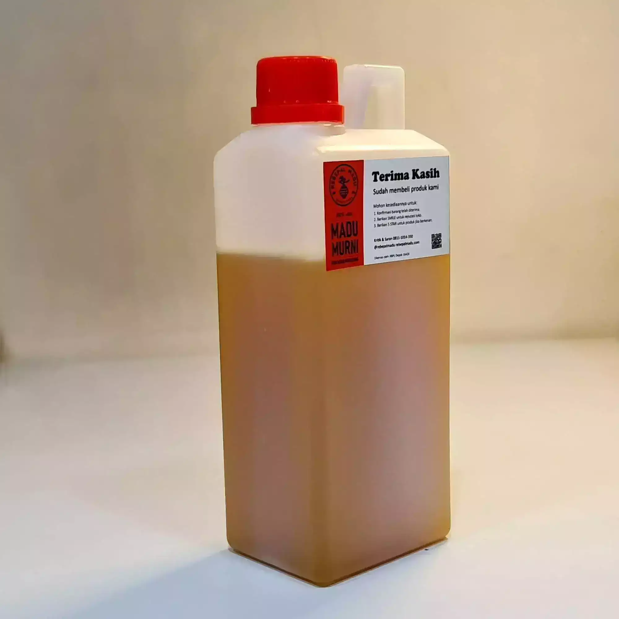 Madu Kaliandra Rebepal Madu — nektar monofloral Calliandra calothyrsus dari Gunung Muria, Kudus